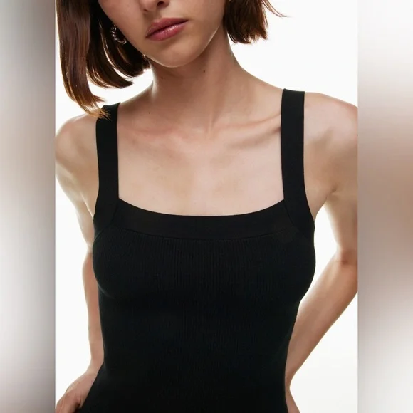 Babaton Black Midi Dress - Picture 4 of 12